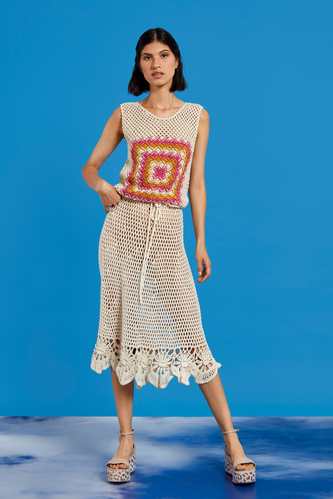 AISHA HAND CROCHET SKIRT