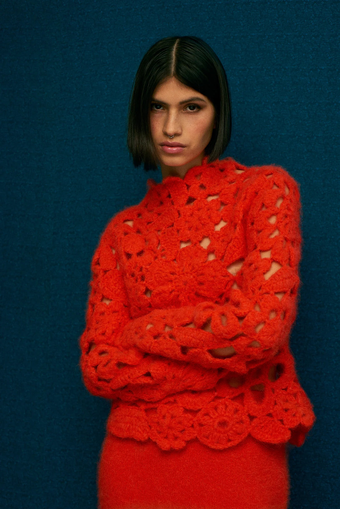 AMBER CROCHET SWEATER